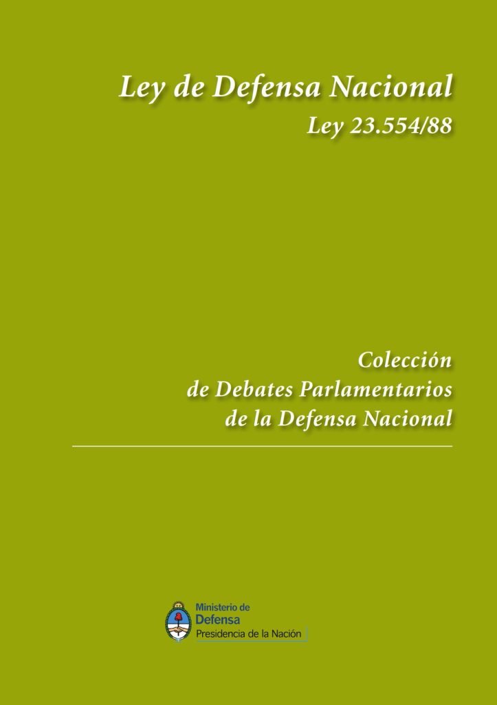 Ley de Defensa Nacional. Ley 23.554/88